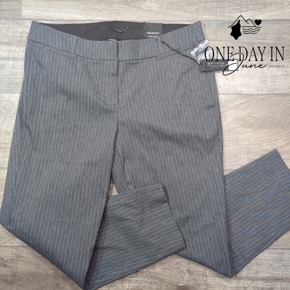 Lane Bryant The Allie Pin Striped Ankle Pants Size 18 - Picture 1 of 6